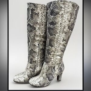 Sam Edelman Serephinia Snakeskin Tall Boots
